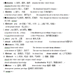 高中英语3500词 词汇解析