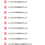 万唯2023数学语文物理化学地理物理道法历史基础知识-学怪兽